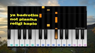 ya badrotim not pianika koplo pallapa full bass