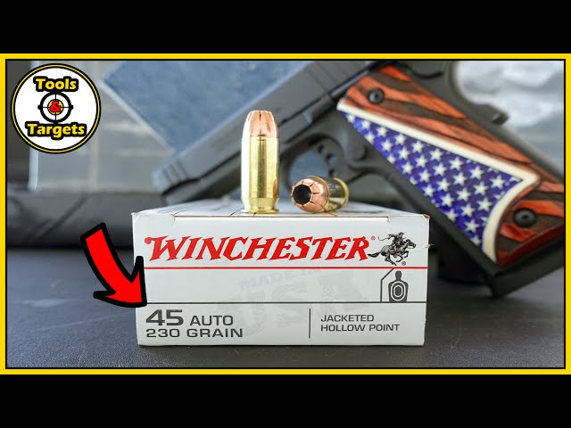 A Bargain Aint Always a Bargain....Winchester White Box .45acp Self-Defense AMMO Test! class=