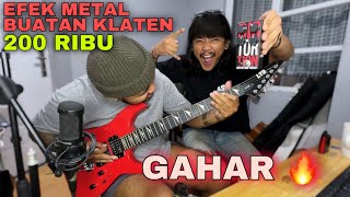 Nyoba Beli Gitar Efek Metal Distorsi Murah Buatan Klaten Rp 200.000