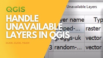 Handle unavailable layers in QGIS (project won