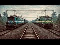 Train CROSSING at Beautiful Locations | Diesel vs Electric | Indian Railways #darjeelinghimalayanrai