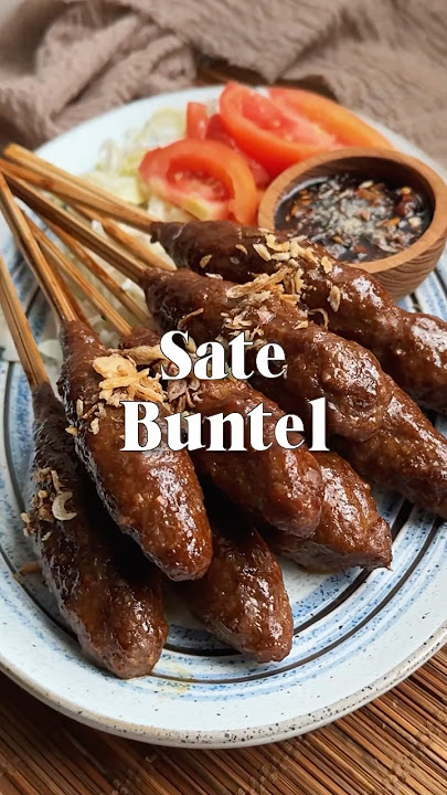Very spicy Buntel Sate and low fat version✨🤤 #buntelsate #meatrecipe #sate #solo