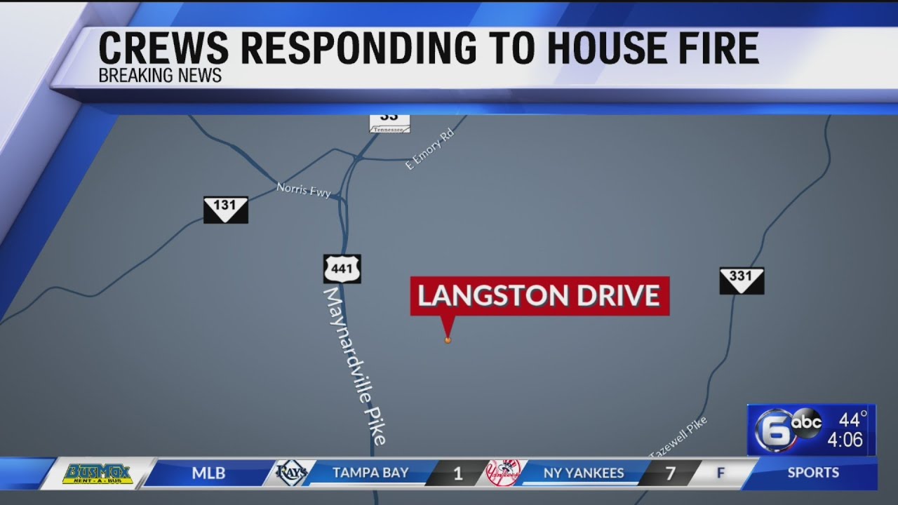 Crews responding to house fire - YouTube