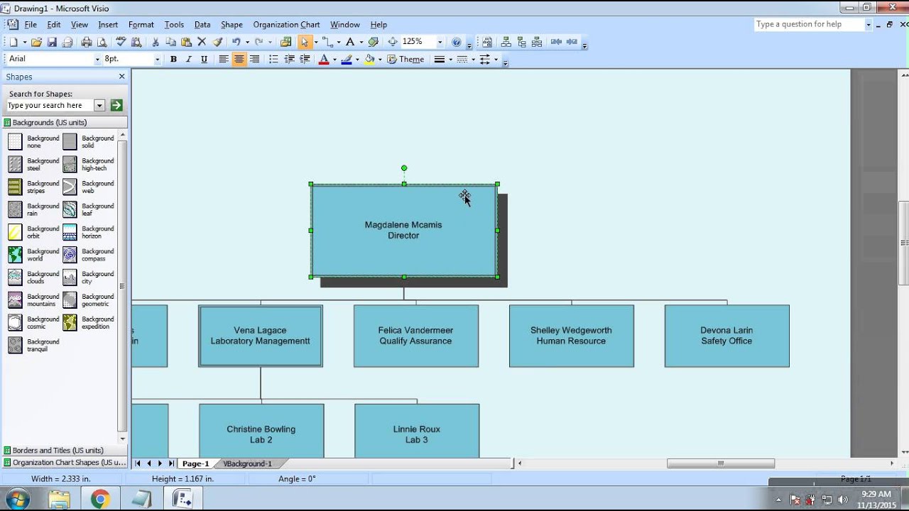 Cara membuat struktur organisasi di Microsoft Visio 2007 