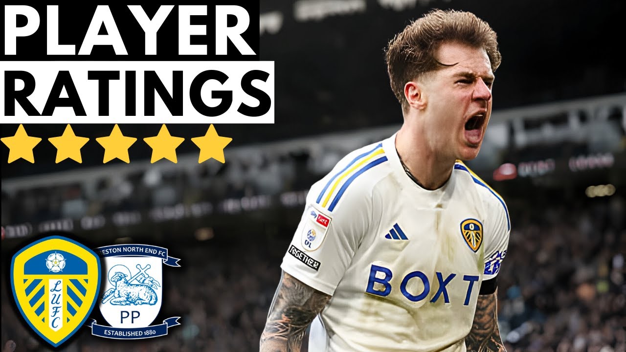 LATE DRAMA AT ELLAND ROAD !! | PLAYER RATINGS Vs Preston NE | - YouTube