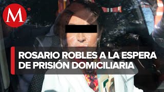 Trasladan a Rosario Robles a reclusorio Sur para audiencia ante juez