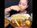 ASMR: eating spicy 🔥 Chicken Curry with Basmati Rice😋 #asmr #trendingshorts #viralshort #shorts