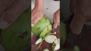 #cuttingskills #cuttingart #beautifulskills #fruit #satisfying #farming #coconut