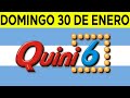Resultados del Quini 6 del 30/01/2022 🎱