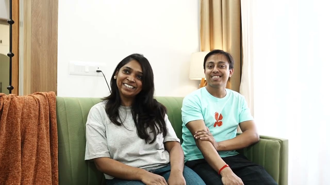 Shruthi & Debajyoti Datta's Elegant & Cozy 2 BHK Home Journey