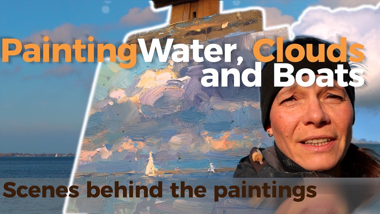 Painting Water, Clouds, and Boats - Scenes 07 - Roos Schuring