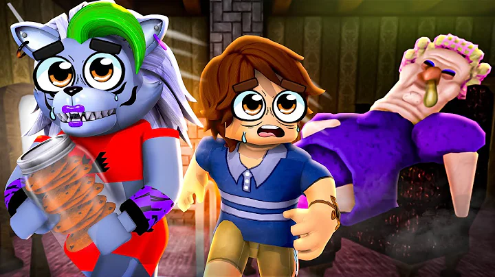 Escaping GRUMPY GRAN in ROBLOX SCARY OBBY with Gre...