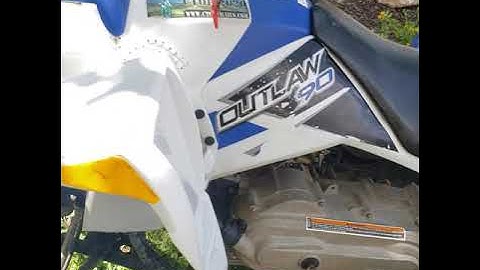 2014 Polaris Outlaw 90 start up