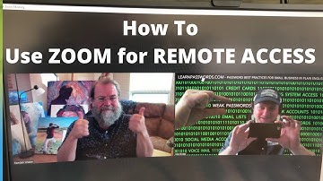 how to remote access a computer using zoom