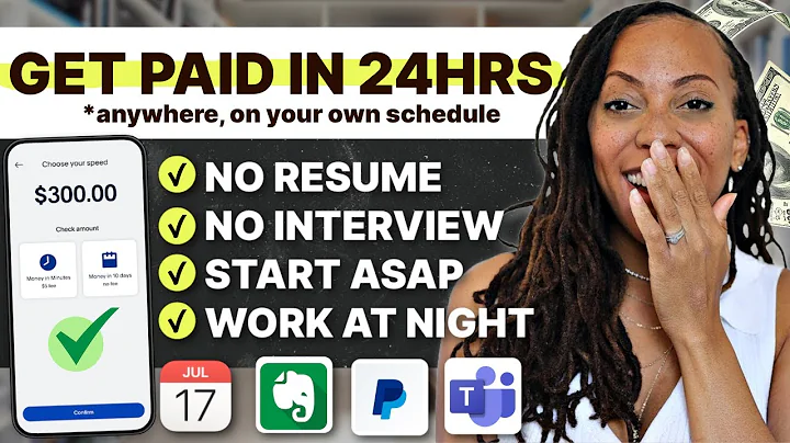 5 Jobs That Pay in 24 Hours | How to Find Legit Fast-Paying Gigs (No Interview or Experience Needed)