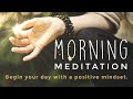 Golden Light Morning Meditation with positive affirmations.