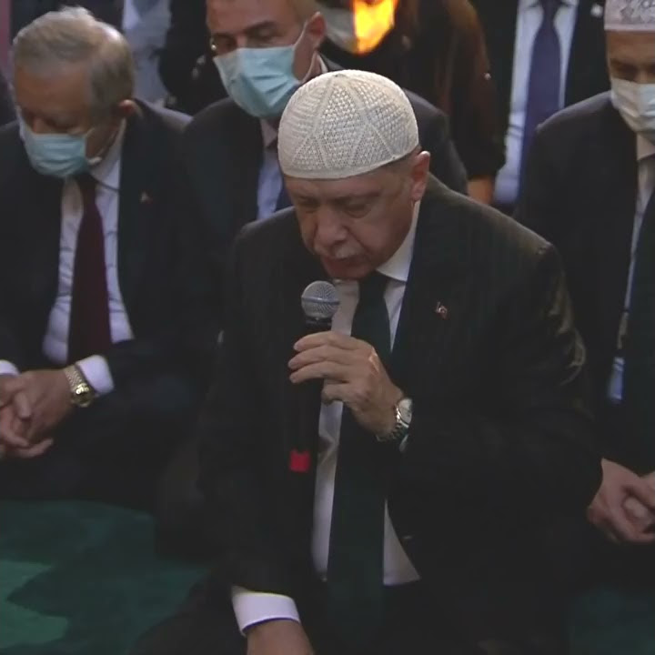 President Erdogan recites Quran at reopening of Hagia Sophia as mosque