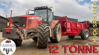 DOUBLE THE DUNG ! | 12 TONNE MARSHALL MUCK SPREADER