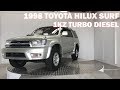 1998 Toyota Hilux Surf SSR-X! 1KZ 4WD Turbo Model!