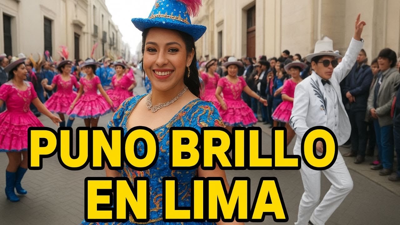 “Así Brillaron las Danzas de Puno 😍  Plaza de hancavelica de Lima”