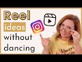 Instagram reel ideas without dancing for coaches, service providers and product based businesses