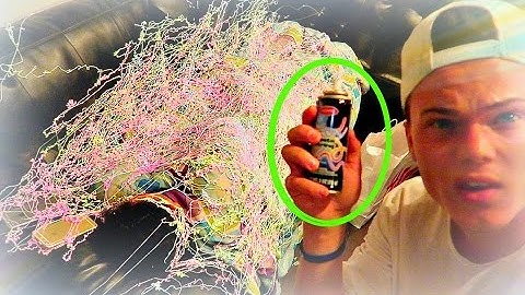 100 LAYERS OF SILLY STRING ON SLEEPING FRIEND PRANK!!
