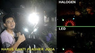 Cara Pasang Lampu LED RTD 6 Sisi Di Motor Mio