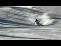 Cyprien Sarrazin très rapide sur ses longs skis à Copper Mountain en novembre 2023