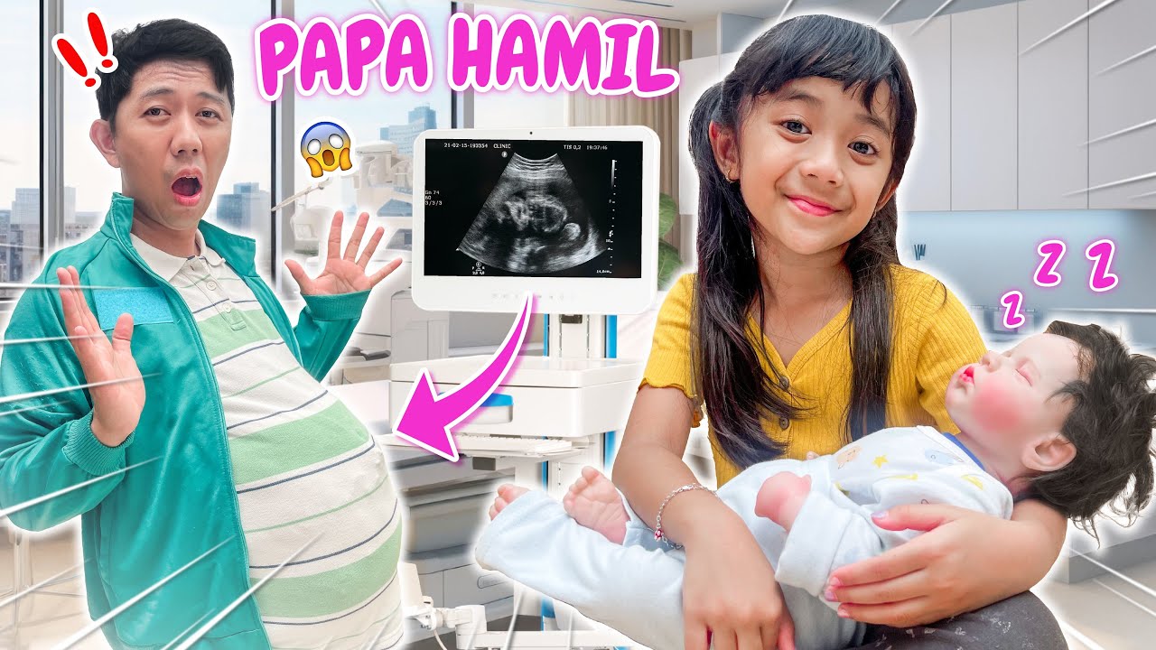 SAMANTHA PANIK PAPA HAMIL MELAHIRKAN ADIK BAYI COWOK !!