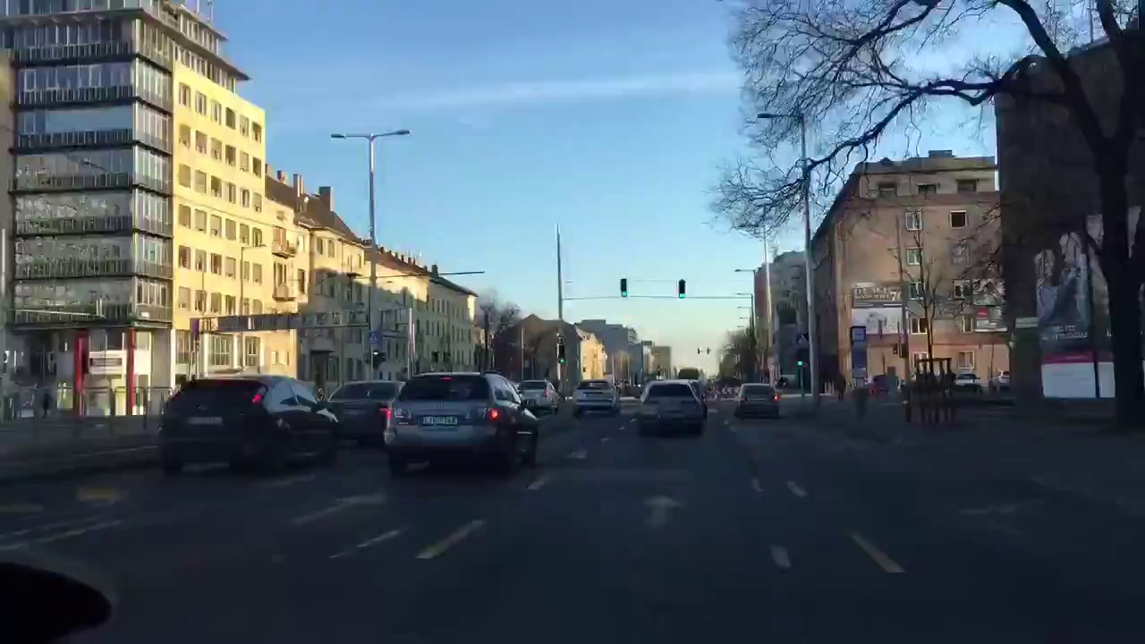 Kapuvár - Győr - Campona - Százhalombatta - Duna Pláza - Budaörs Tesco útvonal - time-lapse - HD