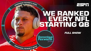 Ranking every starting NFL QB by tier | The Domonique Foxworth Show Profile