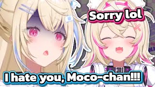 Fuwawa hated Mococo for doing this to her