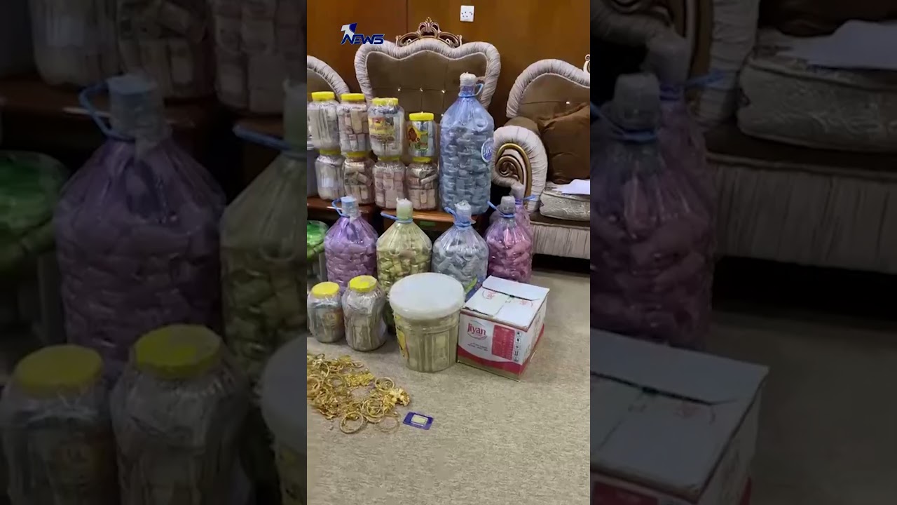 ضبط 25 مليار دينار و200 ألف دولار و4 كيلوغرامات ذهب خبئها عدنان الجميلي في "دبات ماء وعلب طرشي"