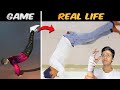 Insane dangerous free fire emotes tried in real life 