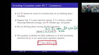 Week 13 Video 1 Additional Covariates in Randomized Control Trials