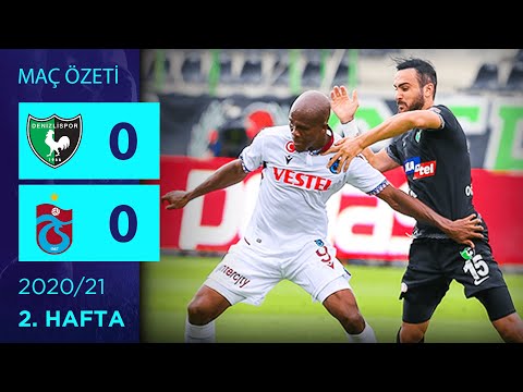 ÖZET: Y. Denizlispor 0-0 Trabzonspor | 2. Hafta - 2020/21