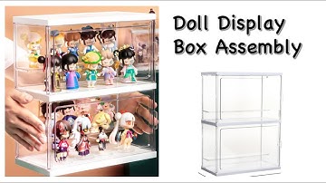 Toy Display Clear Shelf Storage Box for Figure Blind Box POP MART Doll Dust-proof Case Organizer
