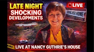 ￼ live shocking coverage from Nancy Guthrie’s house!