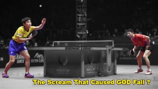 Tomokazu Harimoto vs Ma Long | The Scream That Caused GOD Fall ?