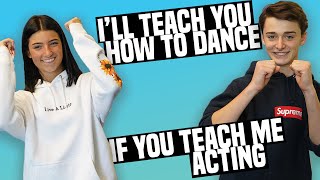 Noah Schnapp Teaches Mę How To Act! | Charli D'Amelio