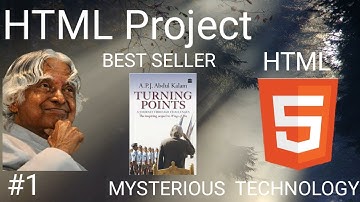 Easy  And  Simple  HTML  Project  | Pirple Project 1 |#pirple  |#HTML  |#project