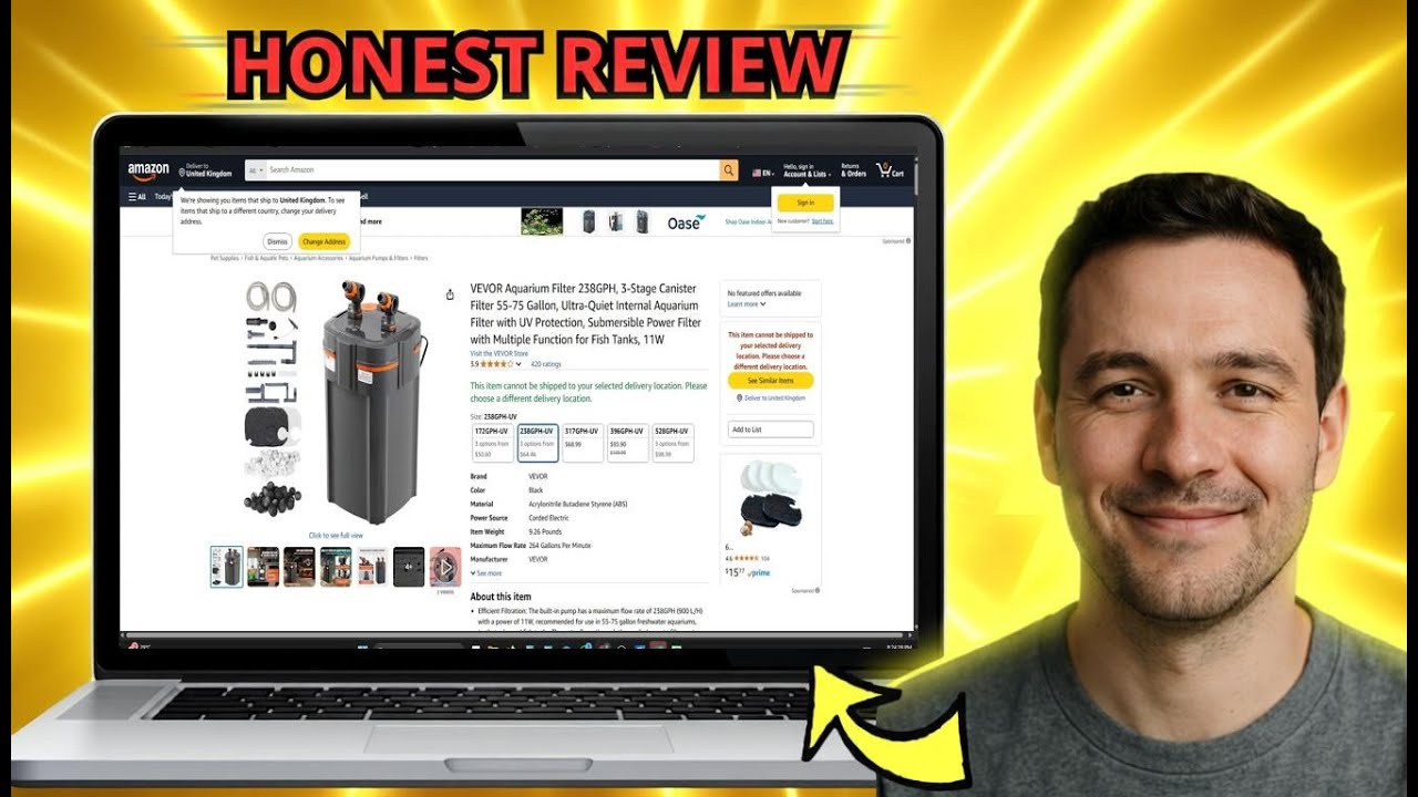 Vevor Aquarium Filter Review (2025) – Cheap ‘Coffee Budget’ Filter That Actually Works?