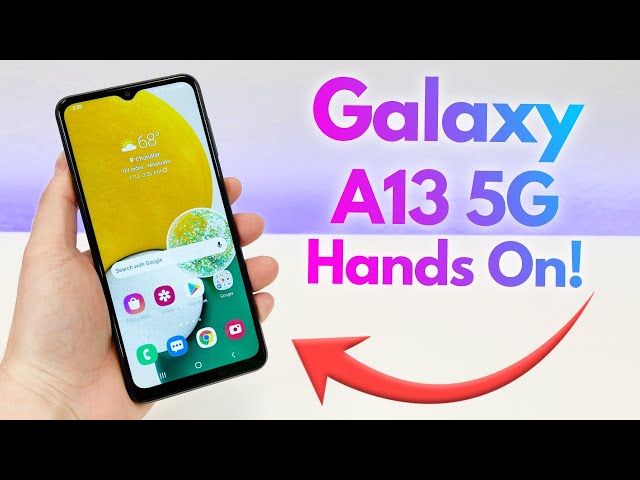 Galaxy A13 5G, Blazing Fast 5G, Durable Design