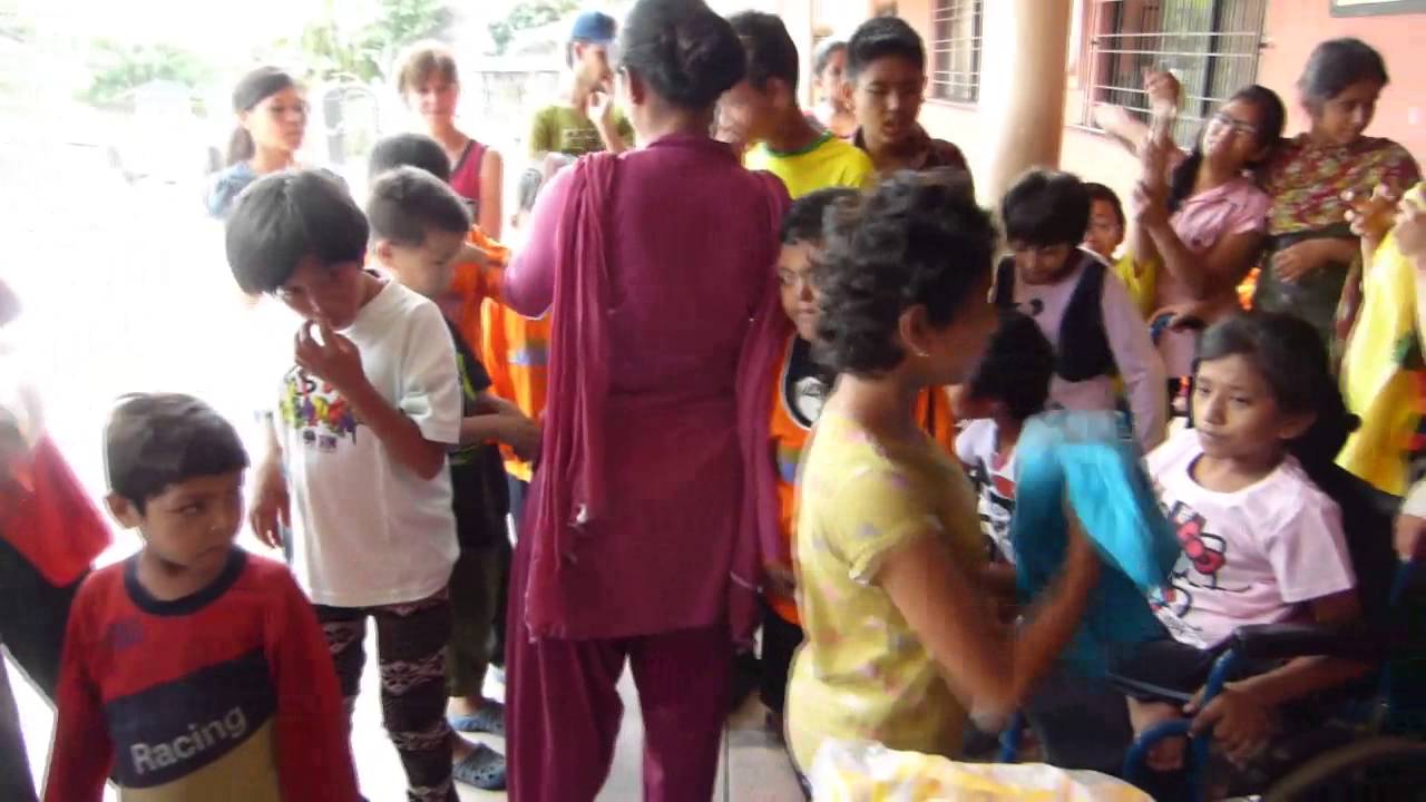 Visit to Disabled Children's Home YouTube