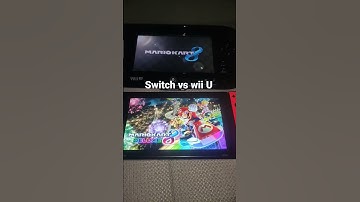 Switch vs Wii U launching  Mario kart 8 (speed test)