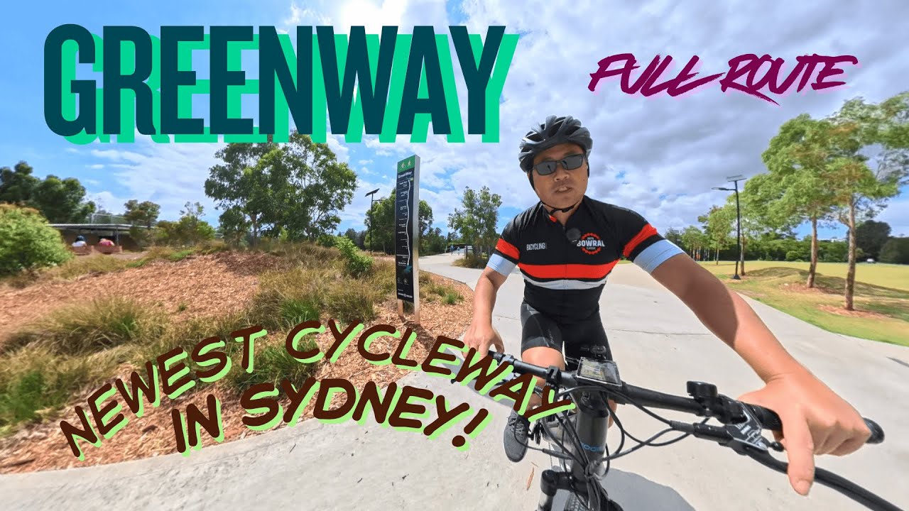 Full ride through Sydney GreenWay path with commentary #cycling #insta360 #sydneycyling #innerwest