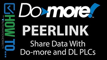 BRX Do-more PEERLINK to Communicate with Other PLCs from AutomationDirect