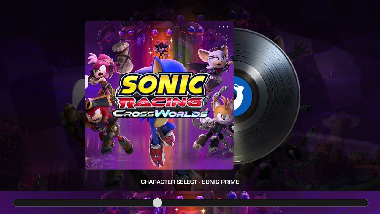 Character Select [Sonic Prime] - Sonic Racing CrossWorlds OST [4K]