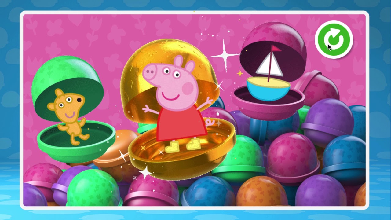 Nick Jr Peppa Pig What is Inside the Mysterious Eggs Game, Fun kids game