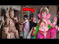 Big Handmade Eco-friendly Ganpati making full process | Eco - Friendly Ganpati Bappa making